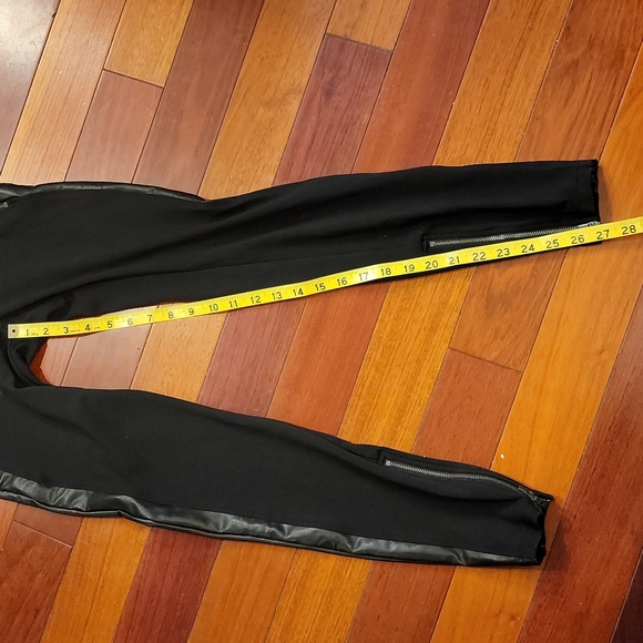 Athleta Siena Ankle Pants Faux Leather  Size 4 - Picture 9 of 16